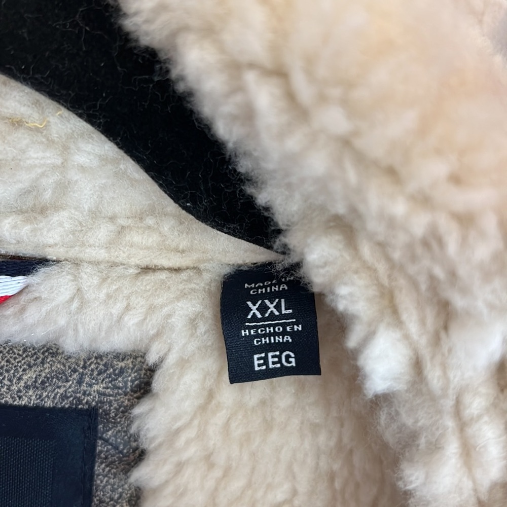 Tommy Hilfiger Men's Classic Faux Shearling Walking Coat - Size XXL - Picture 11 of 11